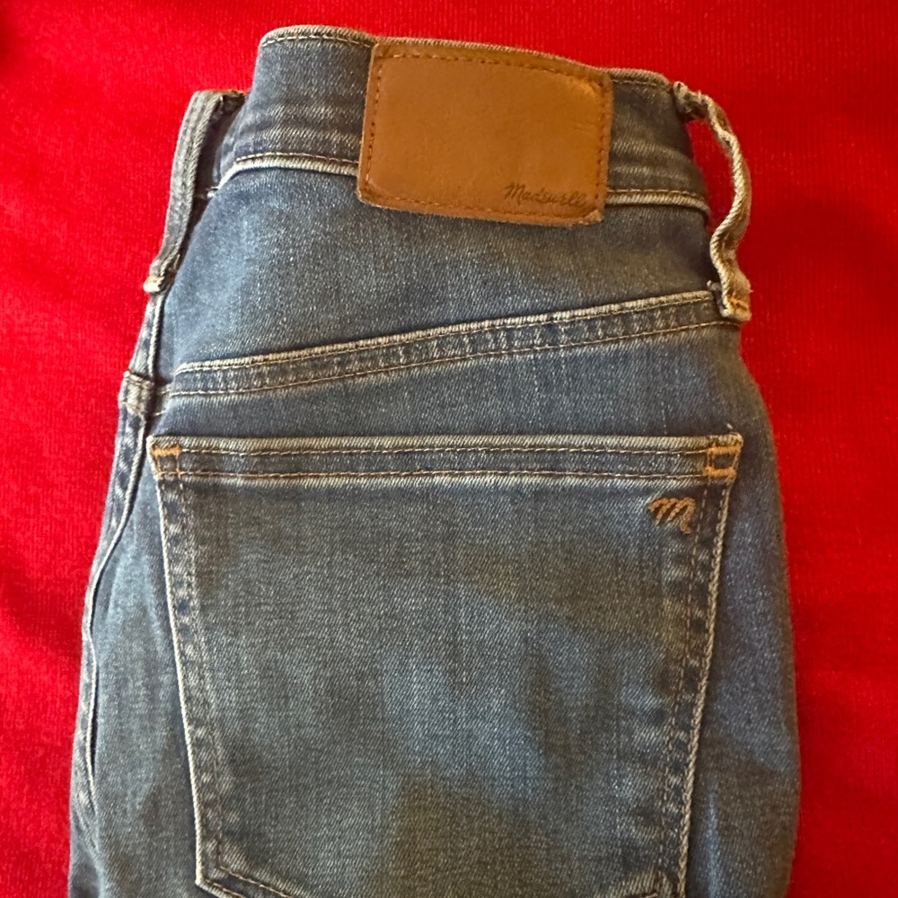 Madewell high rise skinny crop